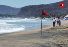 Prevén lluvias fuertes y oleaje de hasta 2.5 metros en Colima por efectos de Simón