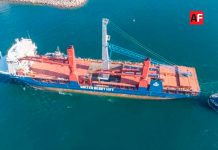 Arriba nueva grúa al puerto de Manzanillo; destinó Timsa 160 MdP para ello