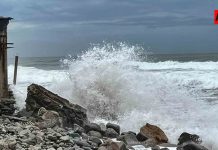 Polo mantiene condiciones adversas en Colima: prevén lluvias intensas, fuertes vientos y oleaje de hasta 6 metros