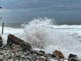 Polo mantiene condiciones adversas en Colima: prevén lluvias intensas, fuertes vientos y oleaje de hasta 6 metros