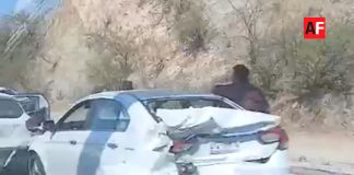 Reportan carambola vehicular en acceso a Barrio V del Valle, Manzanillo