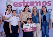 Gobernadora entrega Mi ColiBeca para Empezar a más de 1,400 estudiantes de Comala