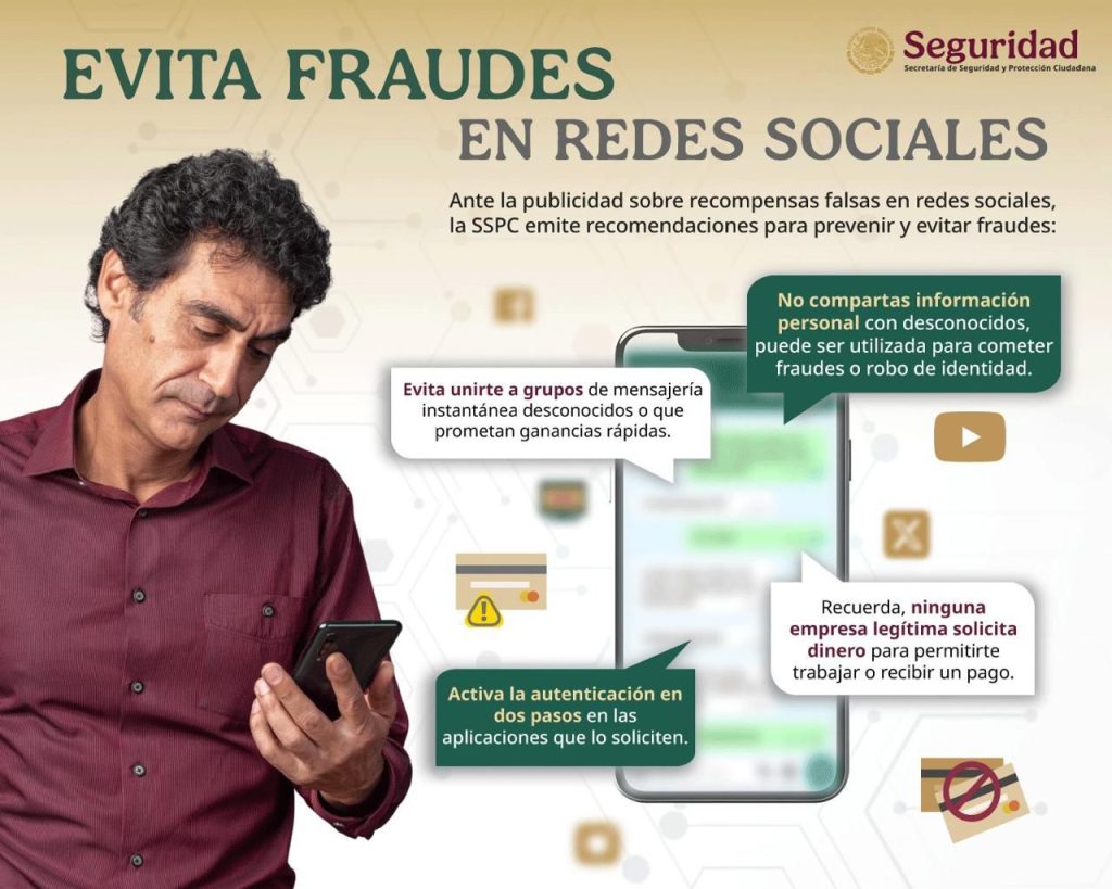 SSPC alerta sobre fraudes en redes sociales por falsas recompensas ...