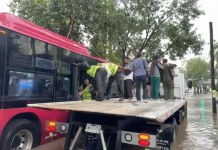 Fuerte lluvia causó inundaciones en Zapopan, Jalisco