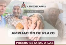 Amplían dos días la convocatoria al Premio Estatal a las Personas Adultas Mayores 2025