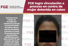 FGE logra vinculación a proceso en contra de mujer detenida en cateo; aseguran vivienda y narcóticos en Mirador de la Cumbre
