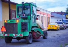 Tey inicia obra de repavimentación en calle Josefa Ortiz de Domínguez