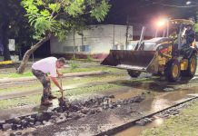 Riult Rivera supervisa y encabeza acciones de mantenimiento tras daños ocasionados por la lluvia