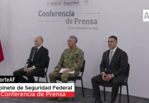 Gabinete de Seguridad Federal anuncia detención de 14 personas por red de contrabando de combustible