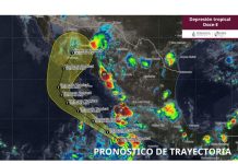 Se forma la depresión tropical Doce-E; provocará lluvias intensas en Colima y Jalisco