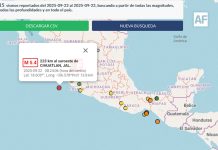 SSN registra 15 sismos en México este 22 de septiembre; uno alcanzó magnitud 5.4