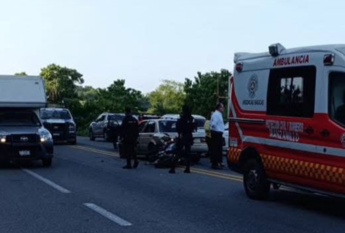 Accidente de Motociclista en Manzanillo