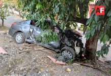 Automóvil es arrastrado por el tren en Coquimatlán, hay una mujer y un menor con lesiones graves