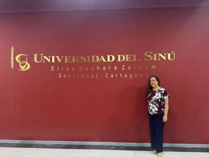 Universitaria realizó una estancia académica internacional en la Universidad del Sinú