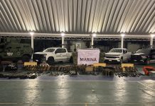 Marina asegura arsenal, equipo táctico y presuntas drogas en operativo interinstitucional en Nayarit
