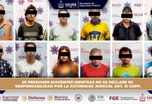 SSP Colima anuncia detención de 12 personas durante operativo interinstitucional
