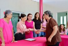 Entrega Tey vales para realizar gratis microbladings a pacientes oncológicas