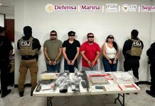 Detienen a cuatro integrantes de célula delictiva dedicada al tráfico de armas en Tamaulipas