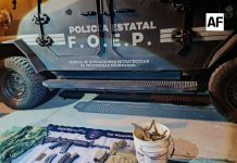 Aseguran tres autos robados y armas en Teocaltiche, Jalisco