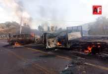 En operativo son abatidos 2 delincuentes; se registran enfrentamientos y bloqueos en Michoacán