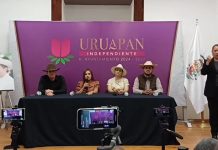 Alcaldesa Grecia Quiroz llama a no dejarse engañar, el Moviento del Sombrero tiene una sola línea y es en Uruapan