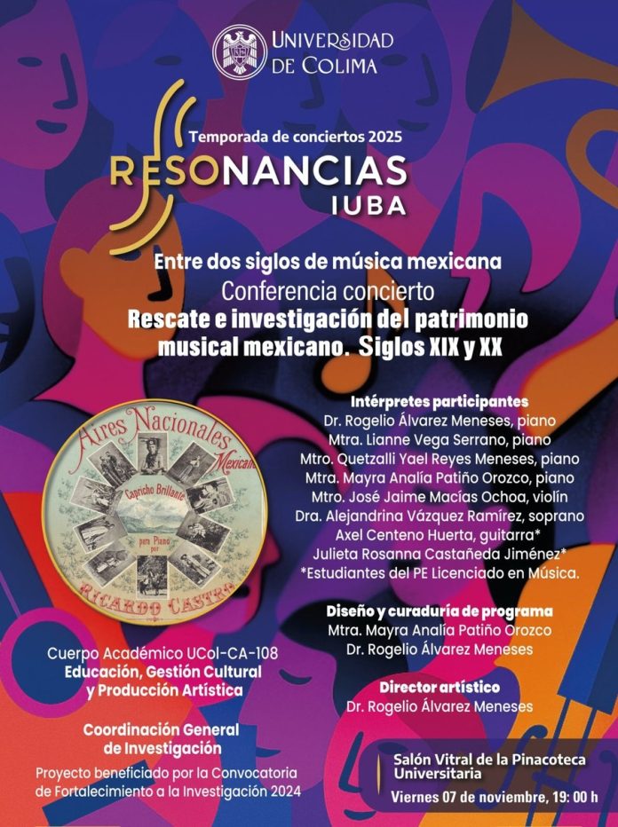 Resonancias IUBA presenta “Entre dos siglos de música mexicana”