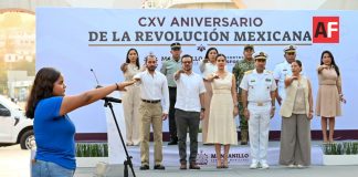 Encabeza Rosi Bayardo ceremonia por el 115º Aniversario de la Revolución Mexicana