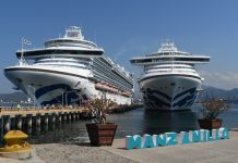 Manzanillo recibe dos cruceros con más de 6 mil visitantes; Subsectur estima derrama superior a 6.7 MdP