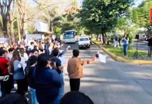 Siguen las protestas en Uruapan por el asesinato del alcalde Carlos Manzo