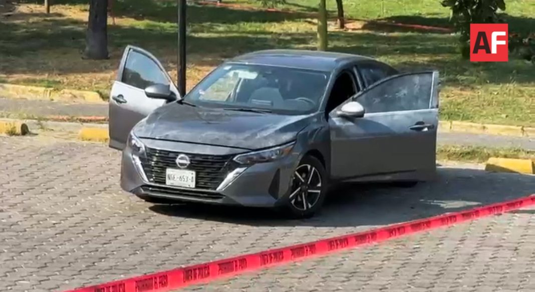 Vehículo de policías federales levantados en Zapopan, Jalisco