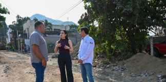 Rosi Bayardo da inicio a 6 obras de rehabilitación de redes de agua, drenaje y pavimentación