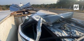 Apoya CRUM en volcadura sobre la autopista Colima–Guadalajara; sin lesionados de gravedad