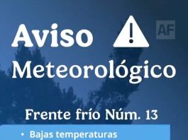 Gobierno de México llama a extremar precauciones por lluvias y descenso de temperatura este fin de semana