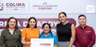 Gobernadora de Colima entrega recursos económicos a 30 Organizaciones de la Sociedad Civil