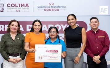 Gobernadora de Colima entrega recursos económicos a 30 Organizaciones de la Sociedad Civil