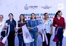 Indira Vizcaíno pone en marcha construcción de parque lineal en colonia Santa Amalia y supervisa avances en Casa de Día