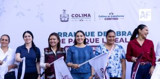 Indira Vizcaíno pone en marcha construcción de parque lineal en colonia Santa Amalia y supervisa avances en Casa de Día