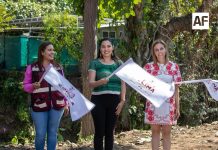 Indira Vizcaíno da banderazo de arranque al puente Victoria en Comala; invertirán más 6.5 mdp