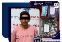 SSP: Policía Estatal detiene en Colima a sujeto con gran cantidad de droga