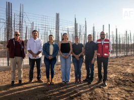 Gobernadora supervisa avance de construcción de Viviendas para el Bienestar en Colima