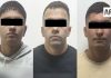 Detienen a tres extranjeros vinculados a robos a casa habitación; portaban droga y un arma de fuego