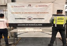 Acciones del Gabinete de Seguridad dejan cuatro detenidos y aseguramiento de metanfetamina en Jalisco