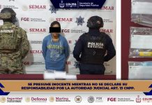 Patrullajes coordinados en Colima derivan en la detención de una mujer y el aseguramiento de 50 dosis de “Ice”