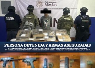 Policía de Manzanillo detiene a hombre armado durante patrullaje nocturno