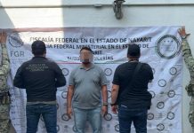 Marina y Fiscalía detienen a presunto infractor por delitos federales en Puerto Vallarta, Jalisco