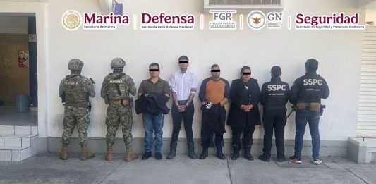 Autoridades federales detienen a integrantes de célula criminal, eran policías municipales de Cd. Guzmán, Chiquilistlán y Atemajac, Jalisco