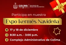 Sedeco invita a comerciantes colimenses a participar en Expo Kermés Navideña 2025