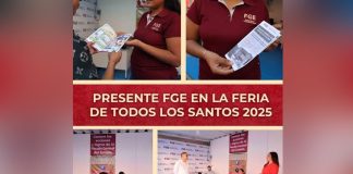 Presente FGE en la Feria de Todos los Santos 2025