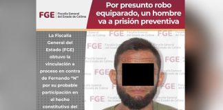 Por presunto robo equiparado, un hombre va a prisión preventiva