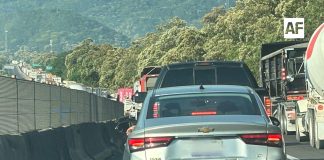 Accidente en la autopista Colima–Manzanillo genera congestionamiento cerca de La Salada